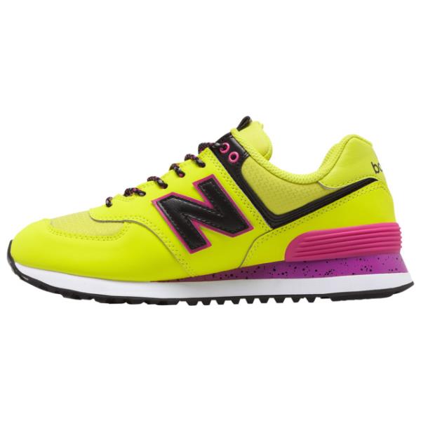 New Balance Futócipő Női 574 Classic Fekete/Sárga,QTS01862
